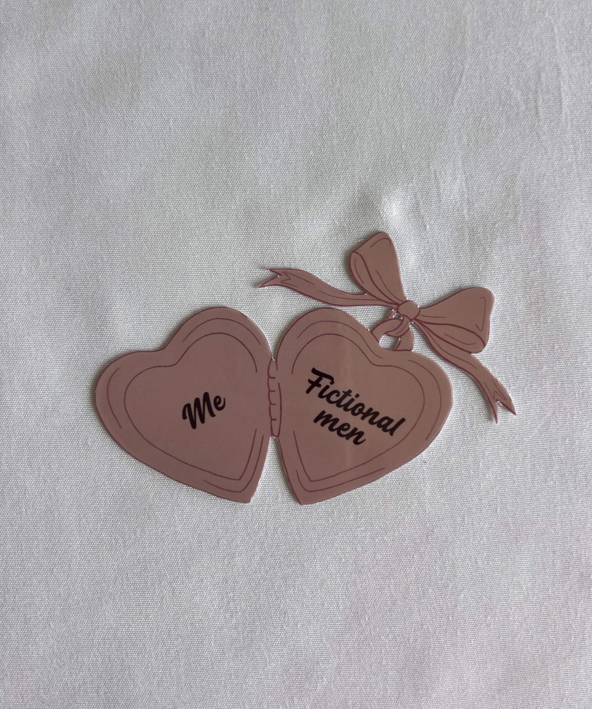Me and Fictional Men Sticker