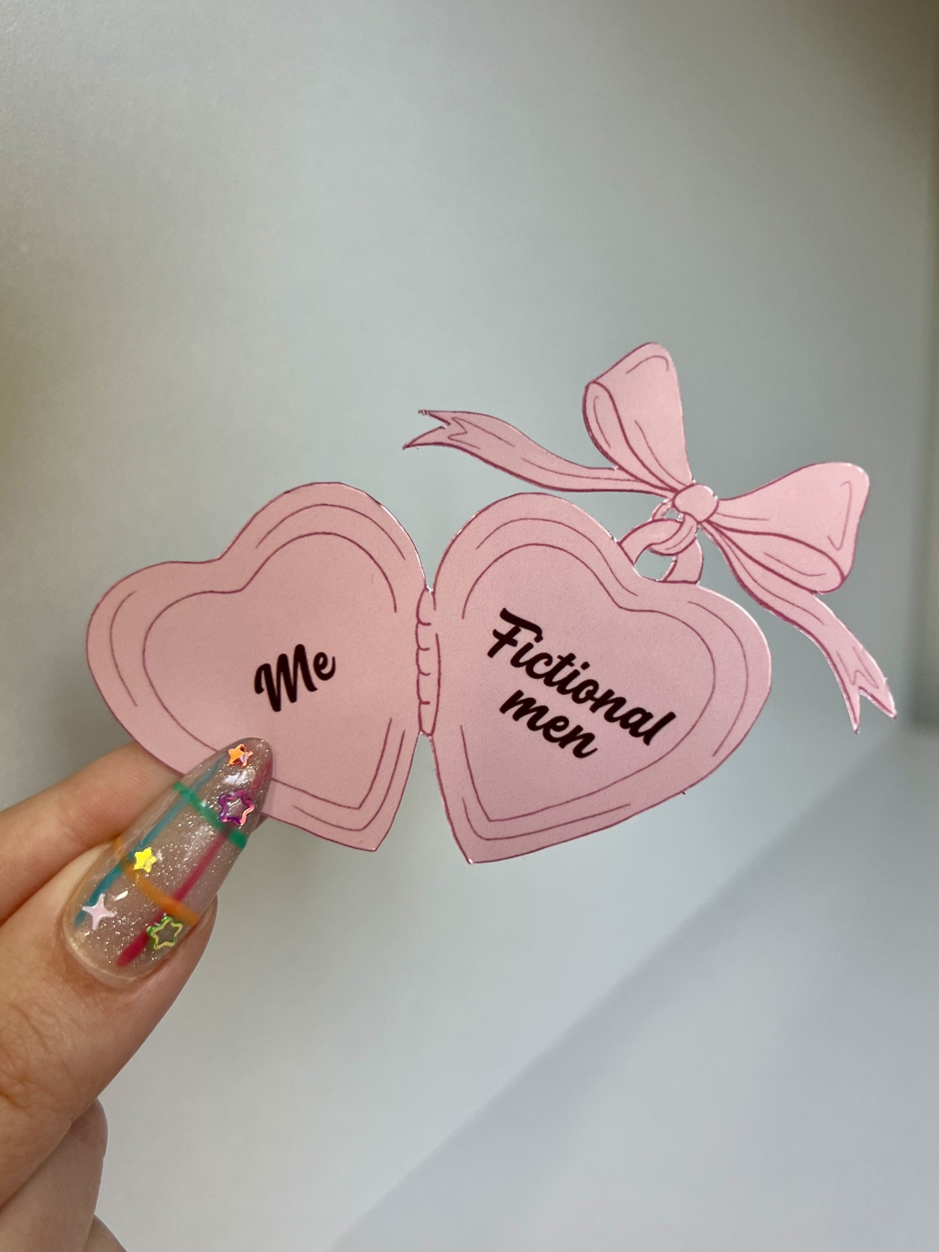 Me and Fictional Men Sticker