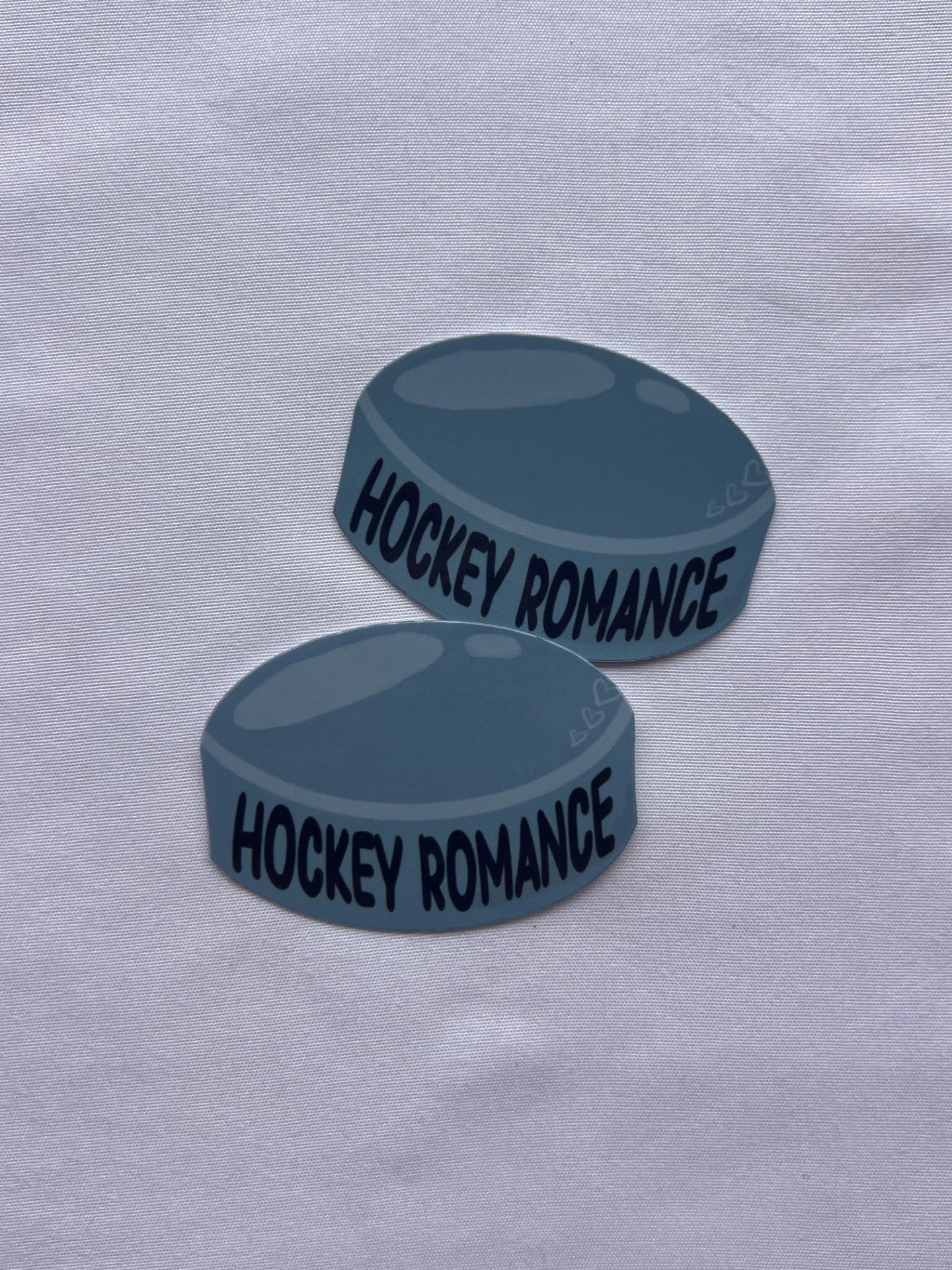 Hockey Romance Puck Sticker