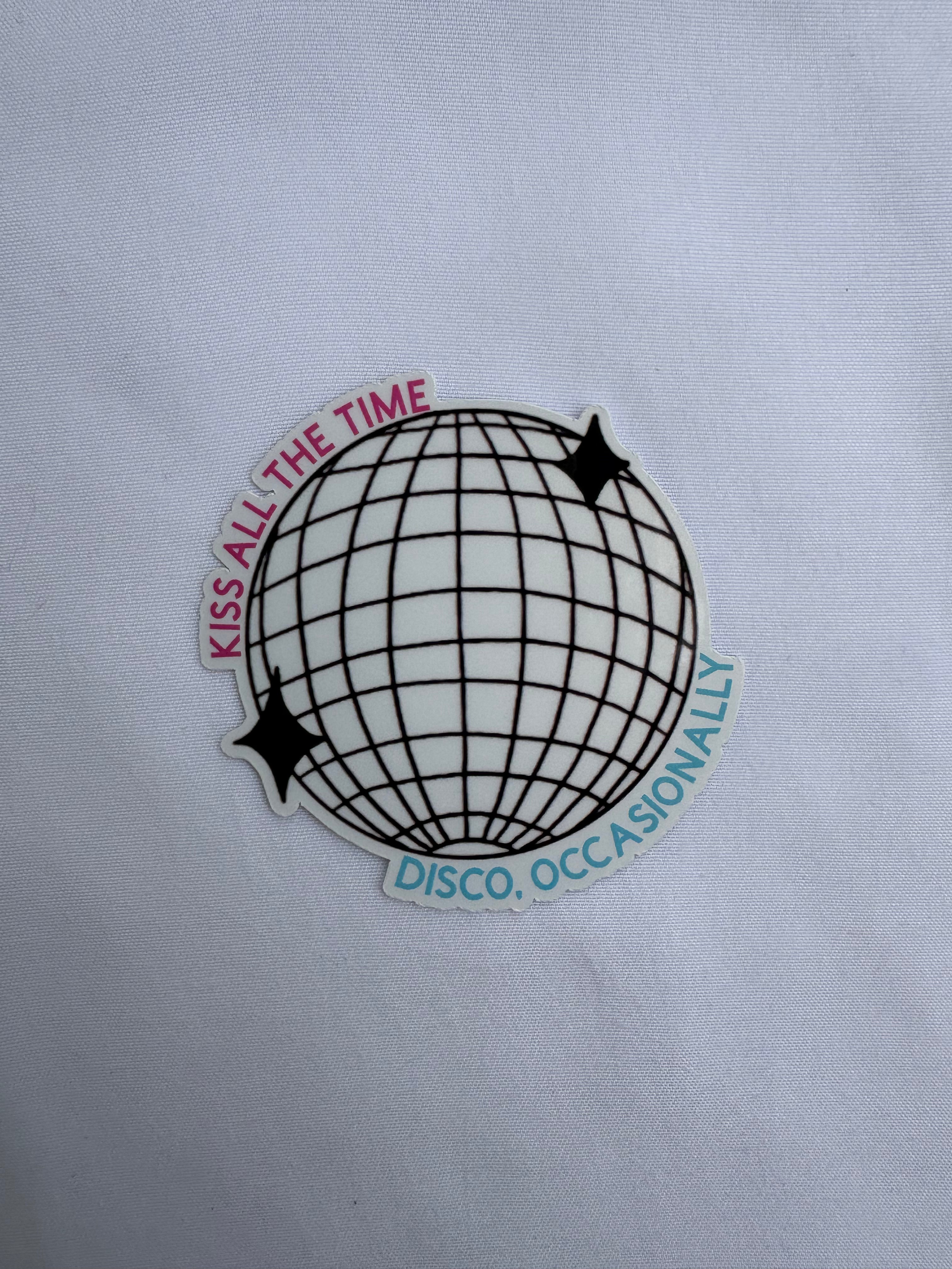 Kiss All The Time. Disco Occasionally. Stickers