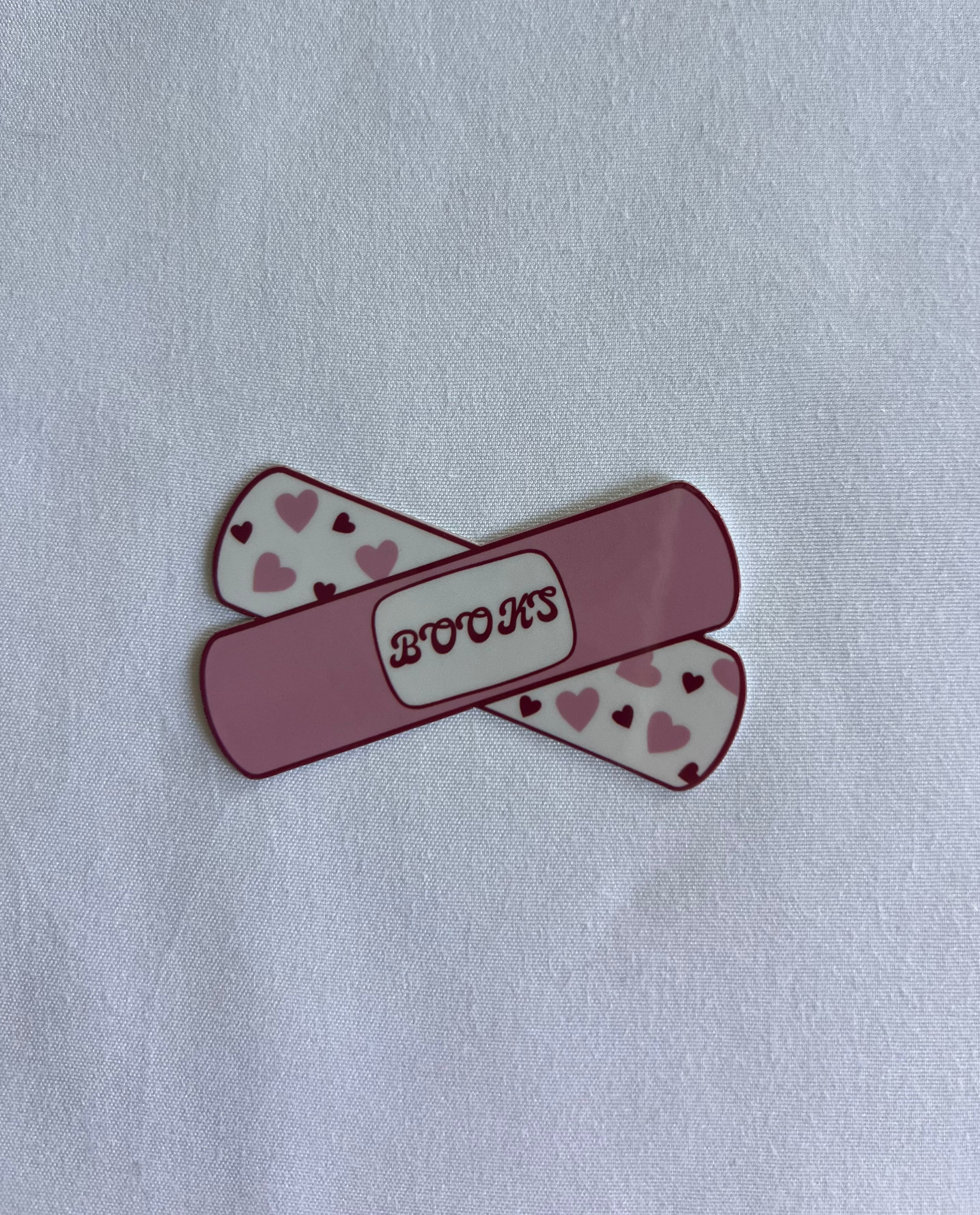 Book Bandaid Sticker