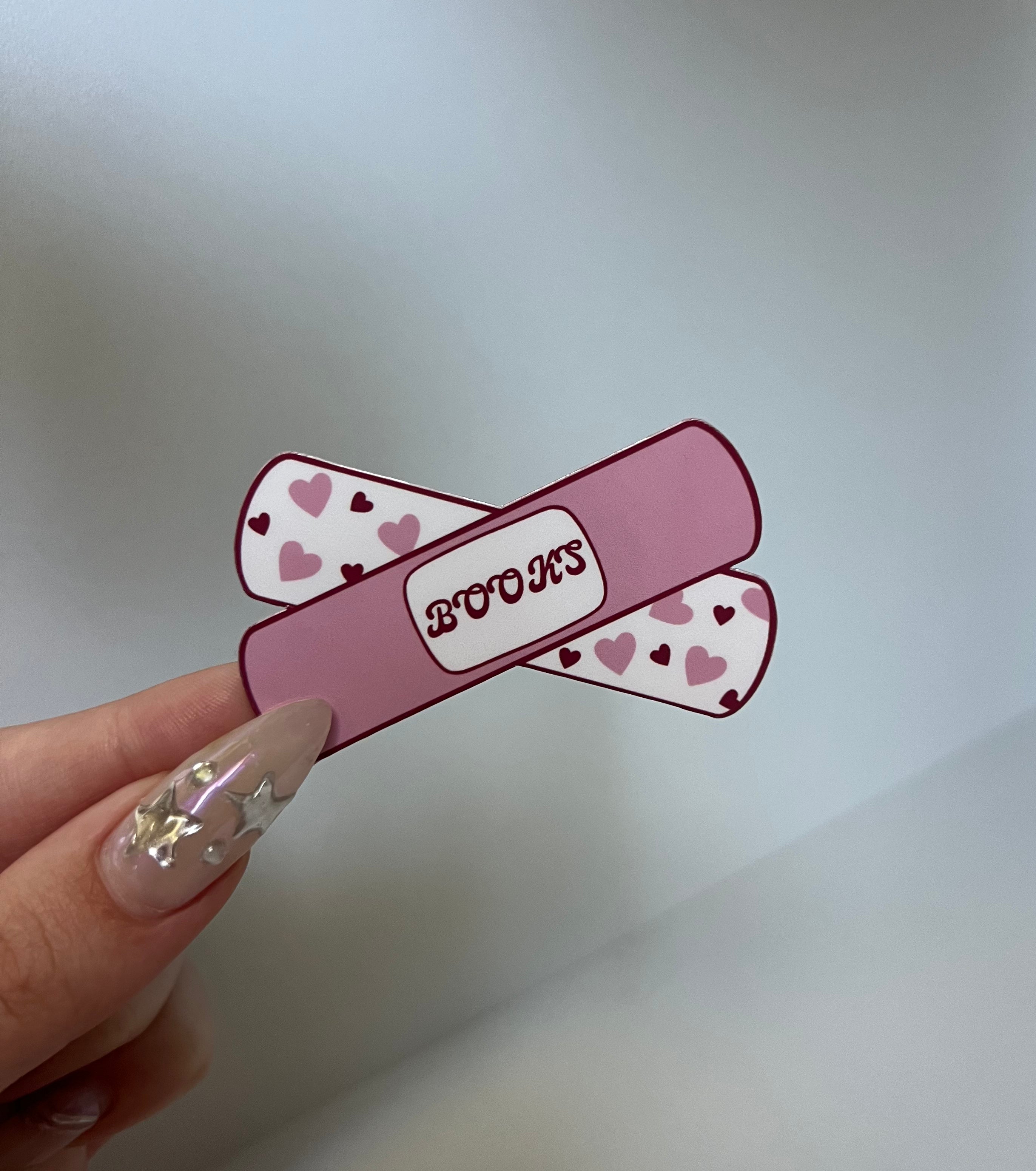 Book Bandaid Sticker