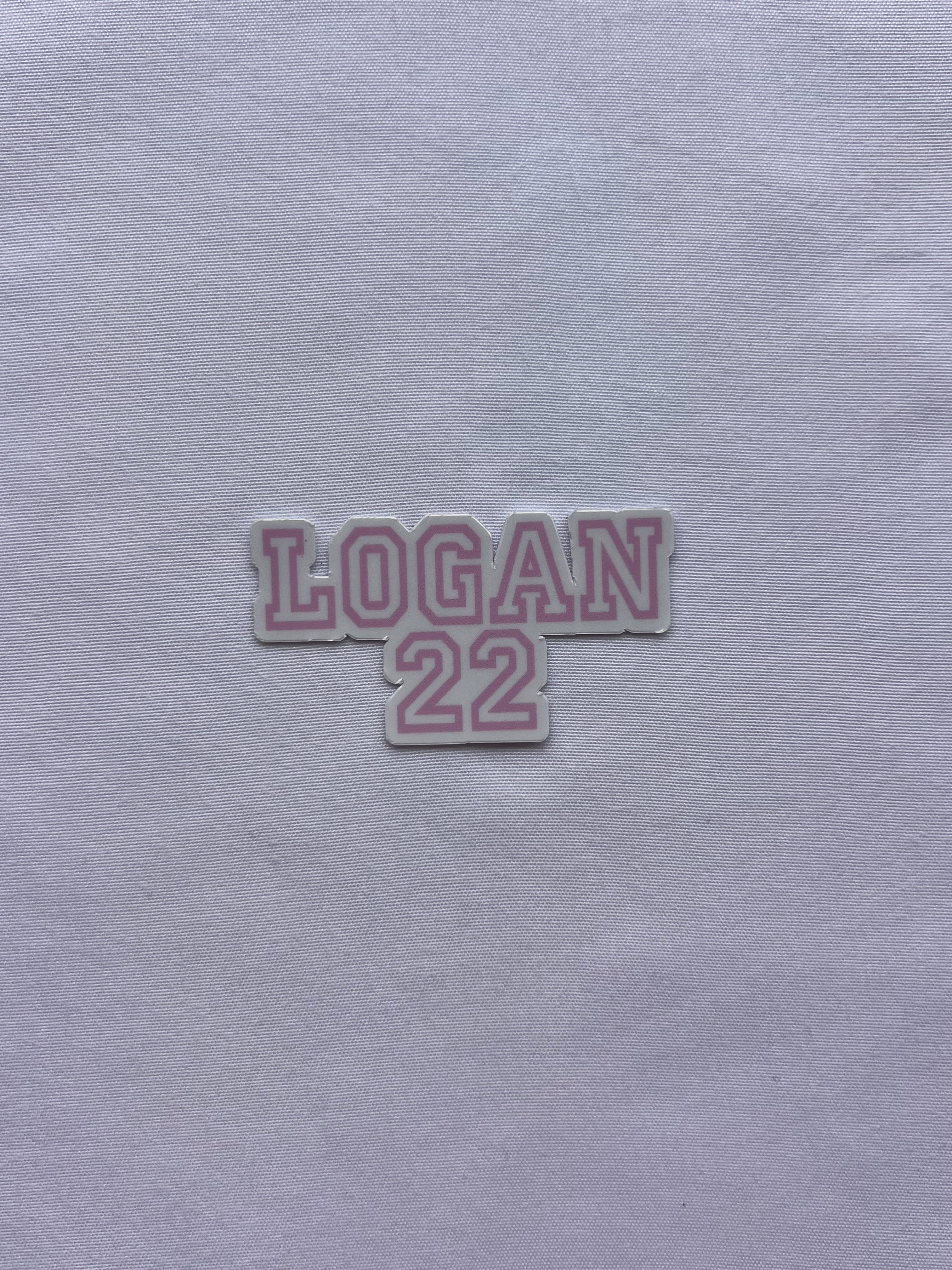 Off Campus Name and Jersey Number Sticker