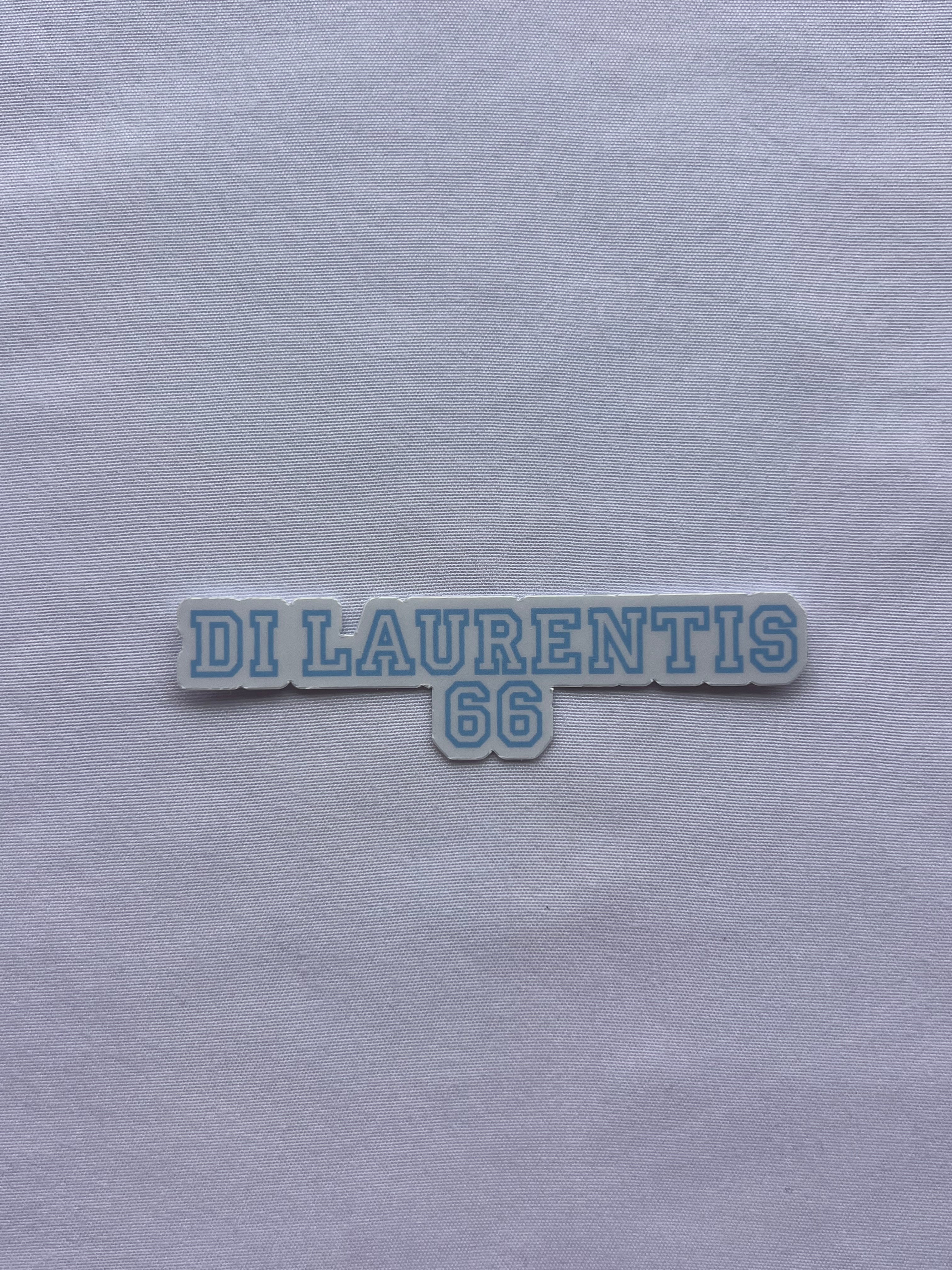 Off Campus Name and Jersey Number Sticker