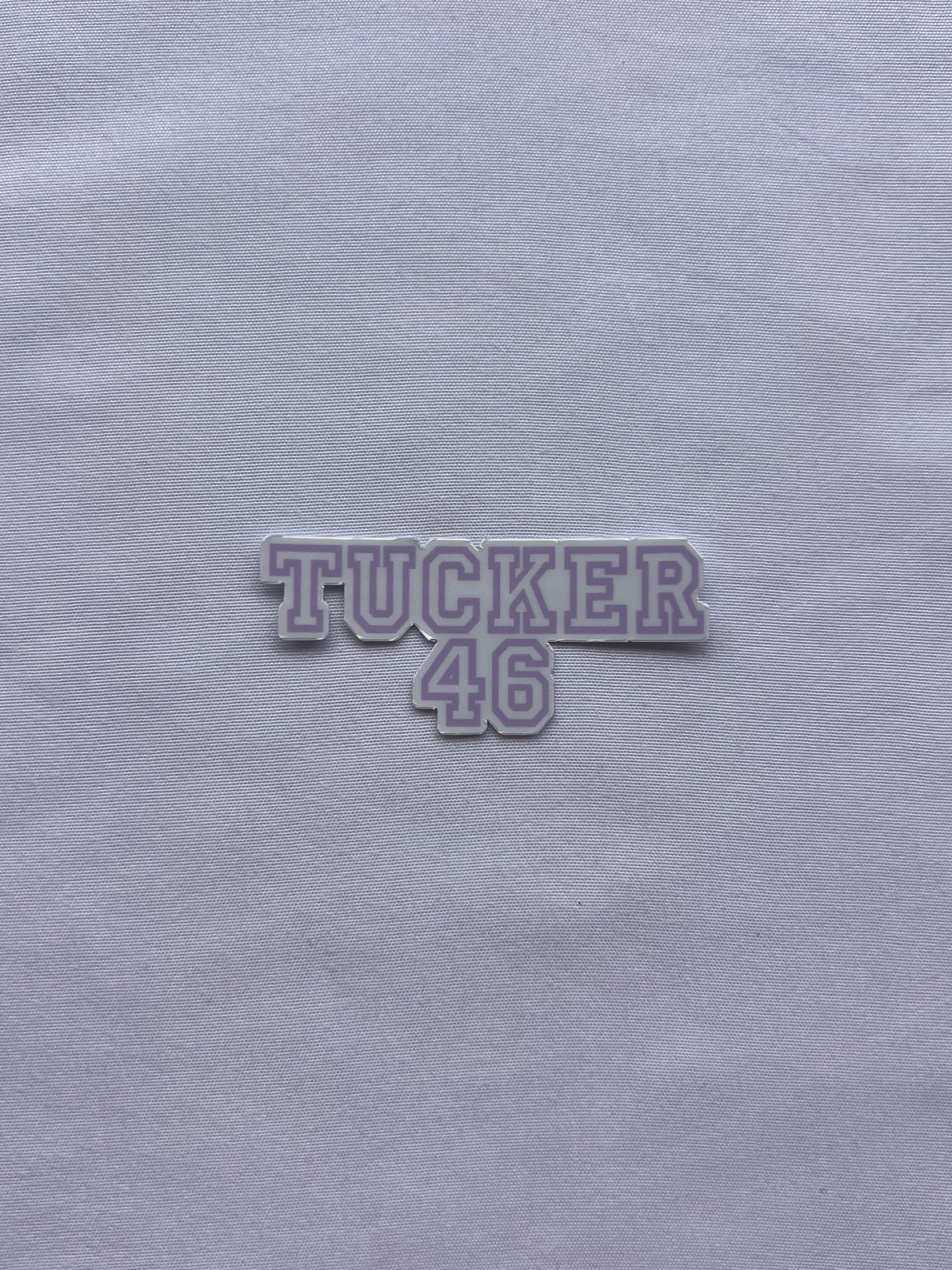 Off Campus Name and Jersey Number Sticker
