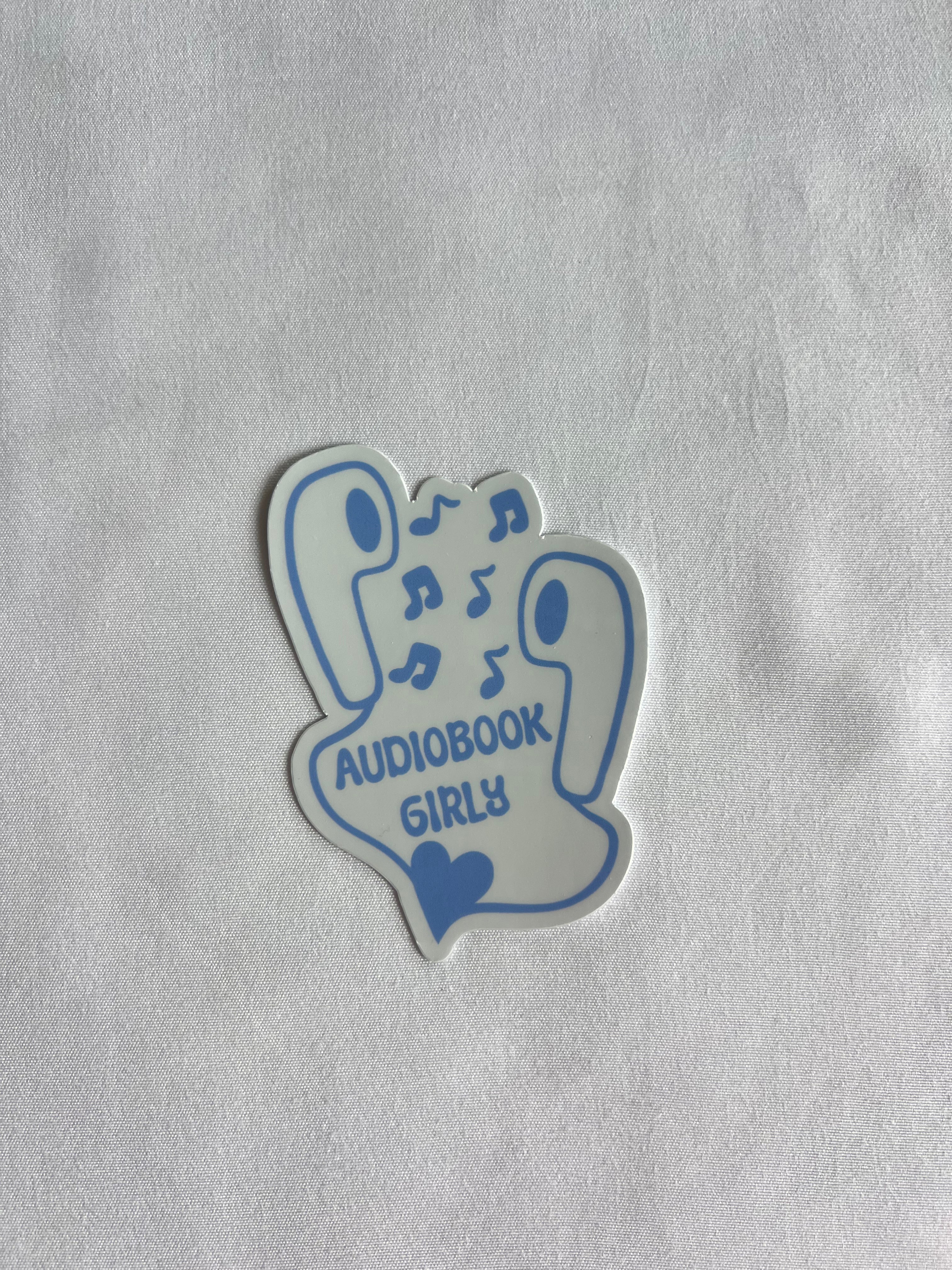 Audiobook Girly Sticker