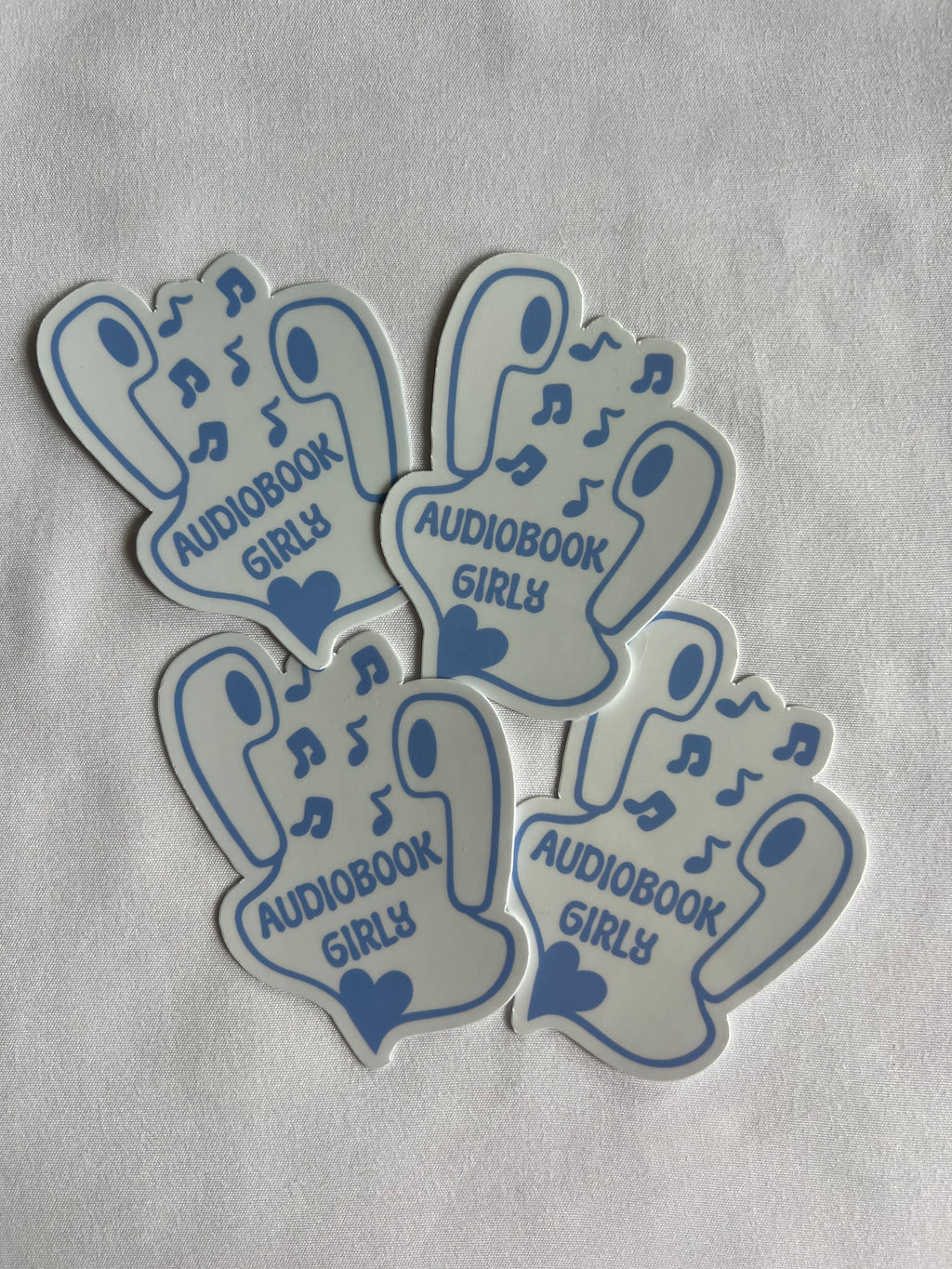 Audiobook Girly Sticker
