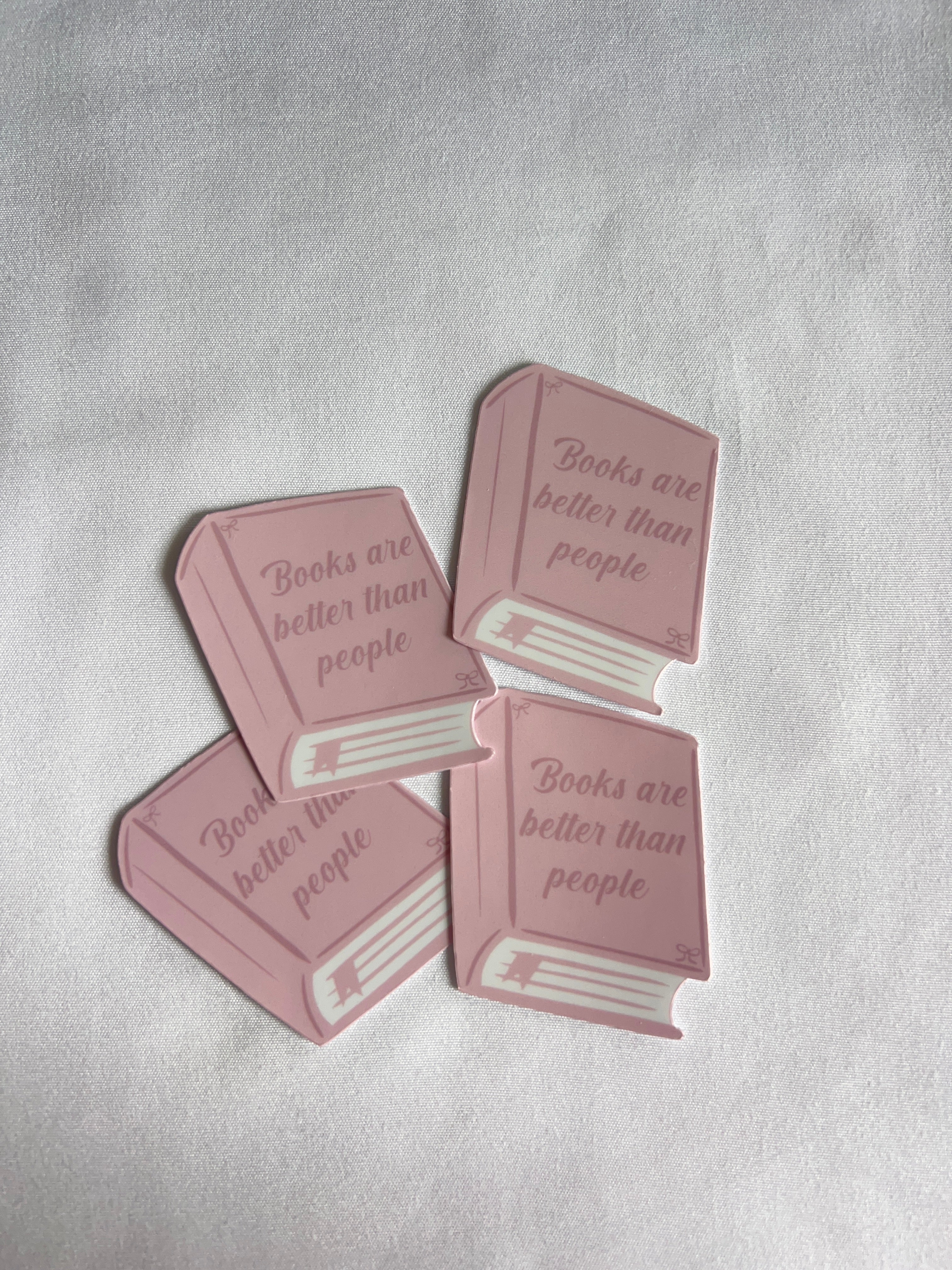 Books Are Better Than People Sticker
