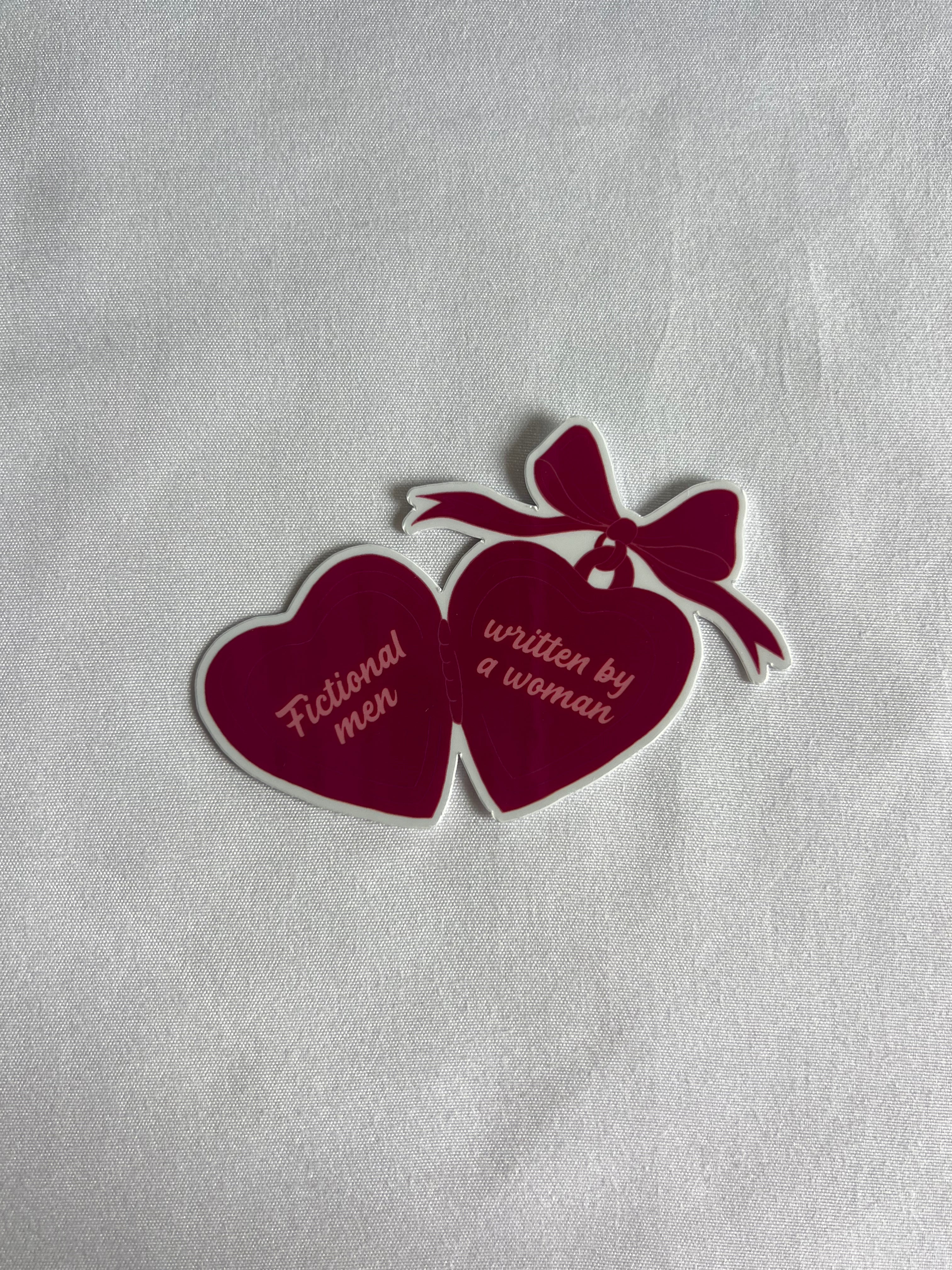 Fictional Men Written By A Woman Sticker