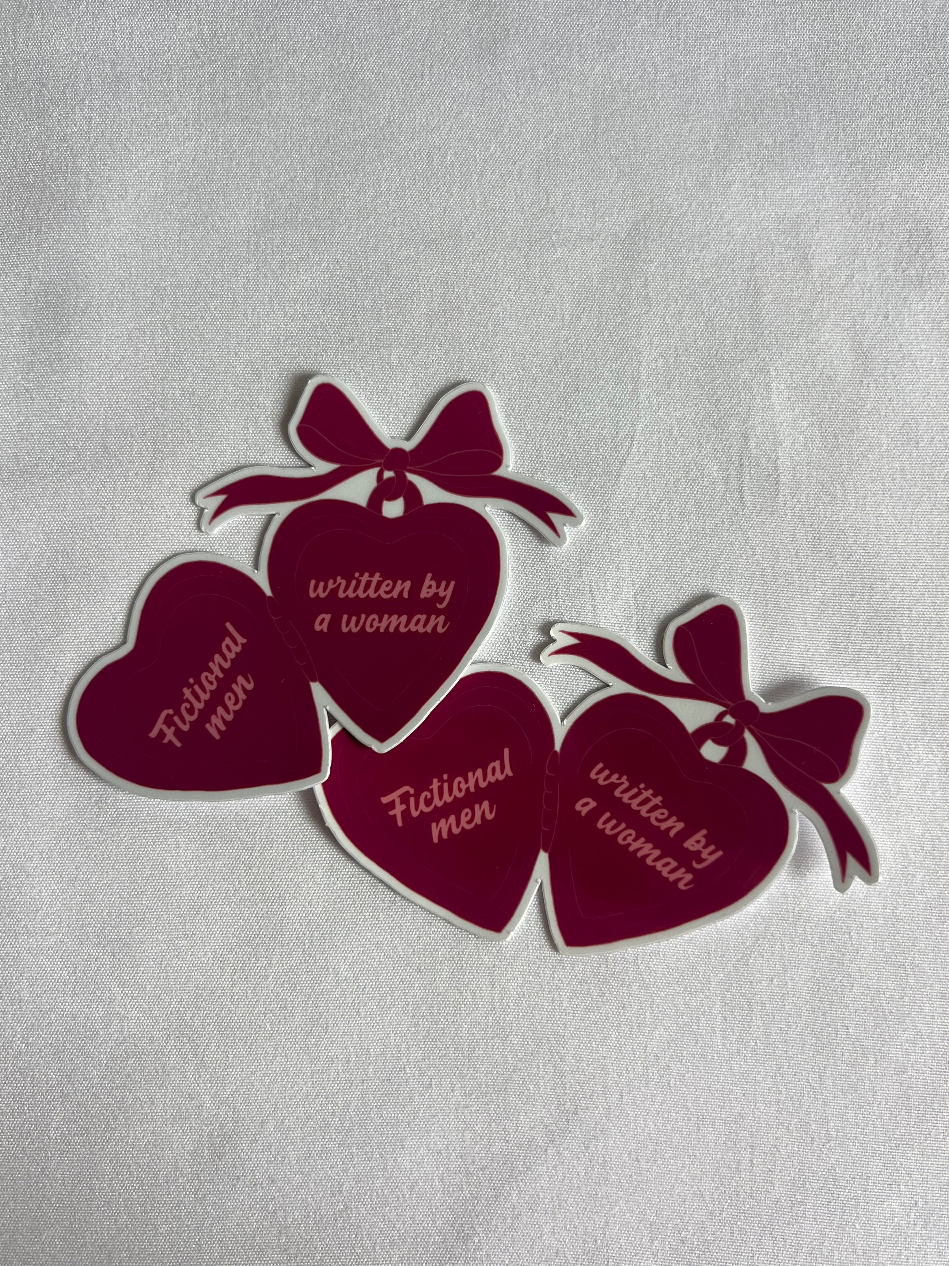 Fictional Men Written By A Woman Sticker