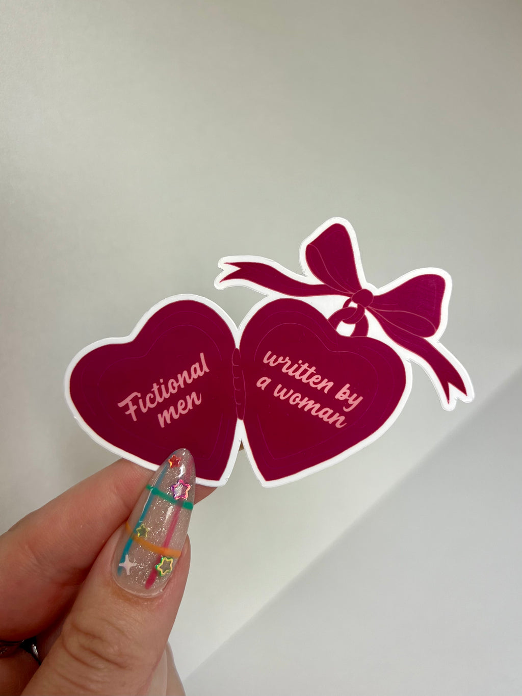Fictional Men Written By A Woman Sticker
