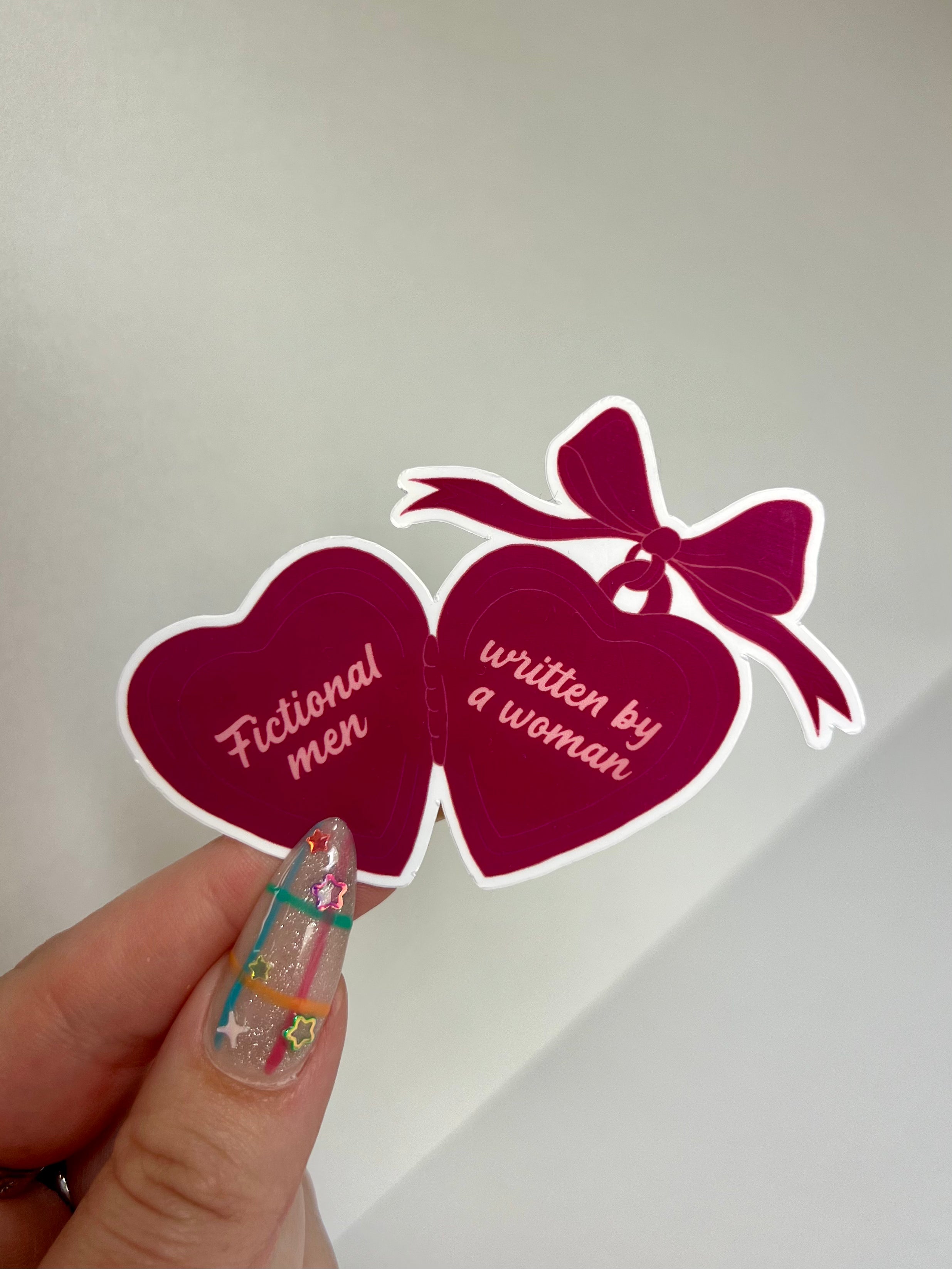 Fictional Men Written By A Woman Sticker