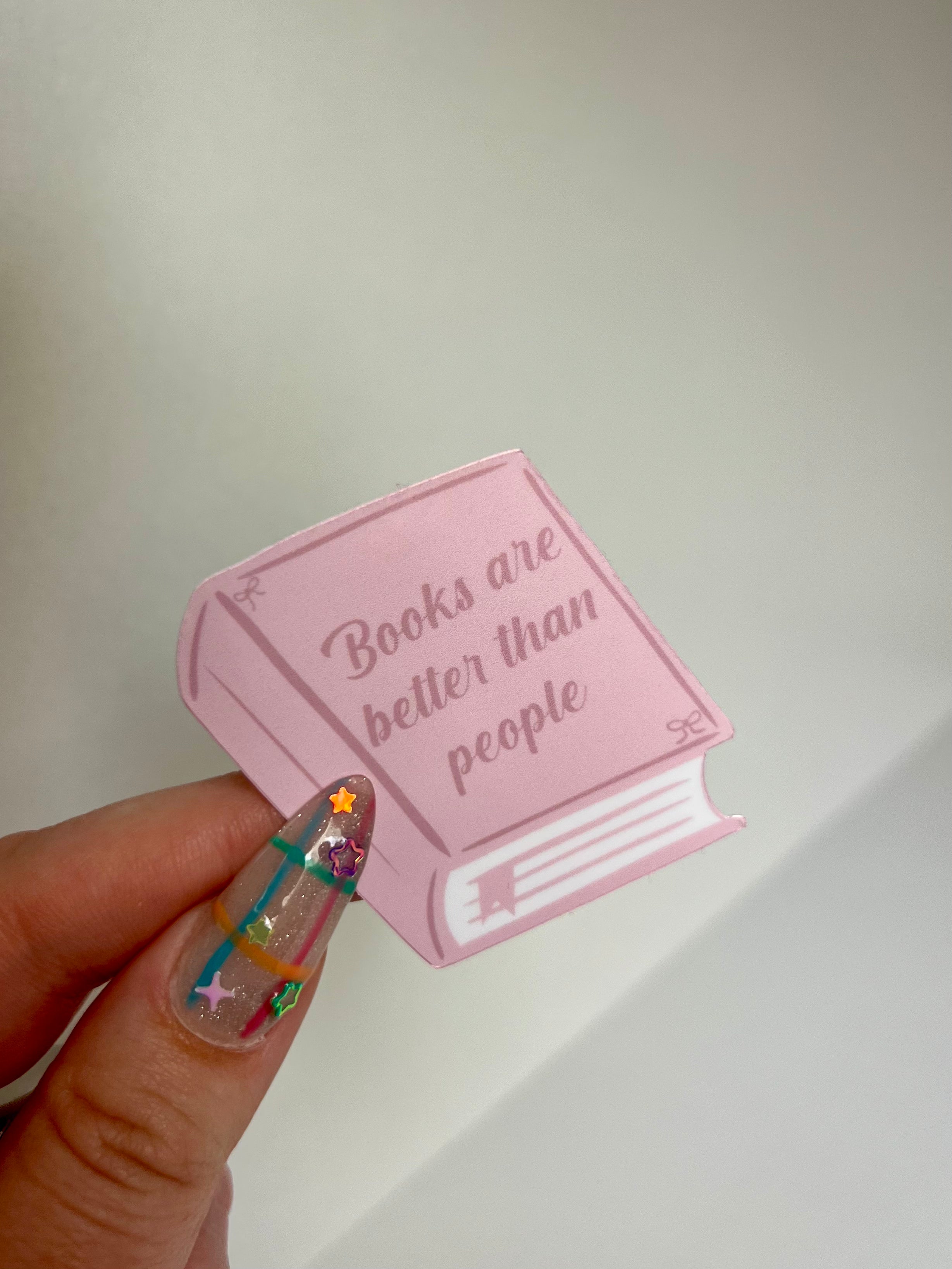 Books Are Better Than People Sticker