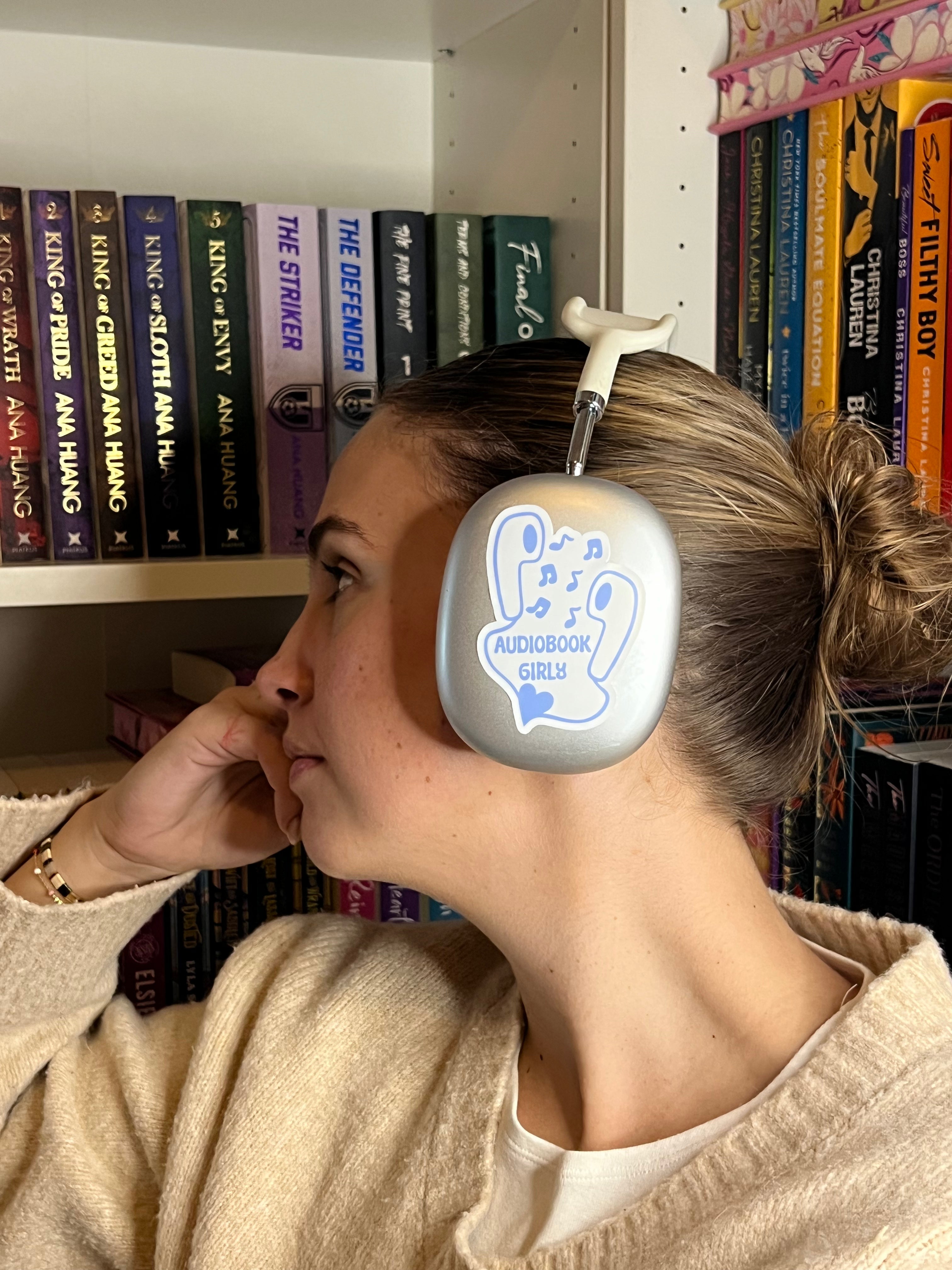 Audiobook Girly Sticker