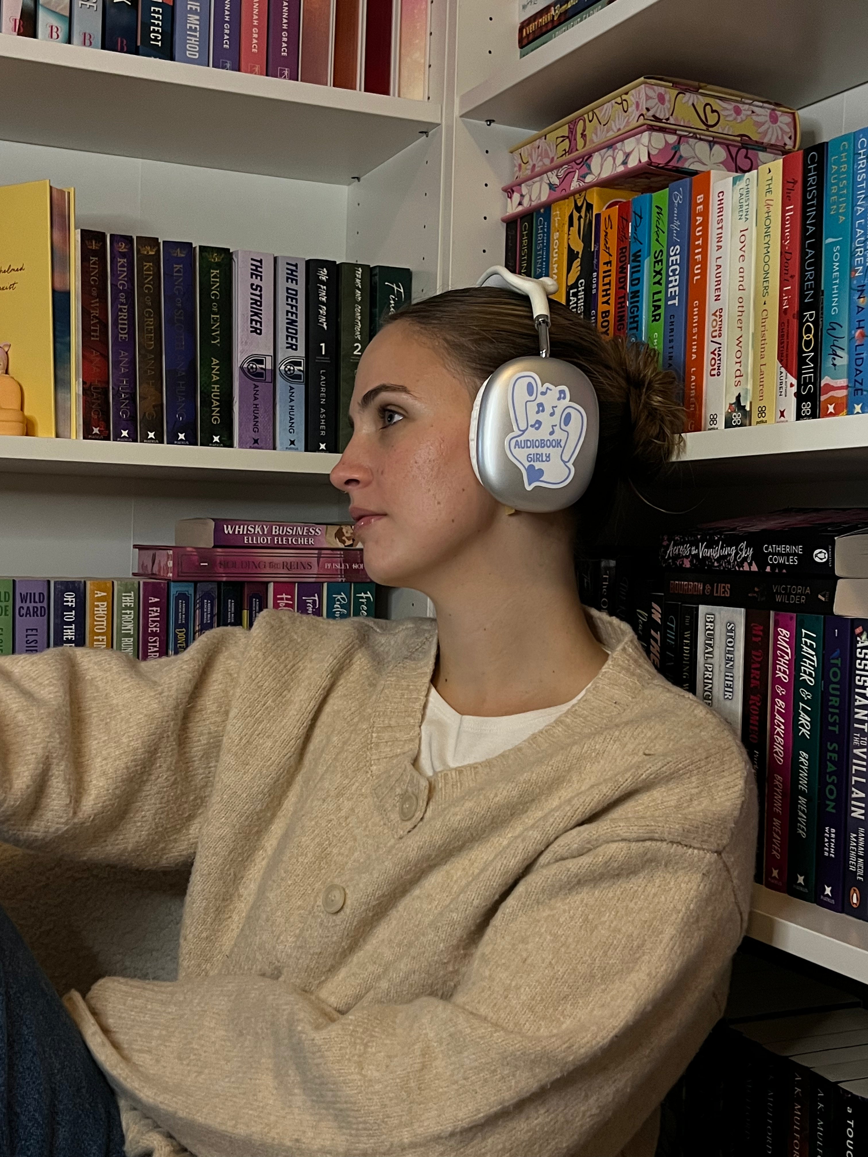 Audiobook Girly Sticker
