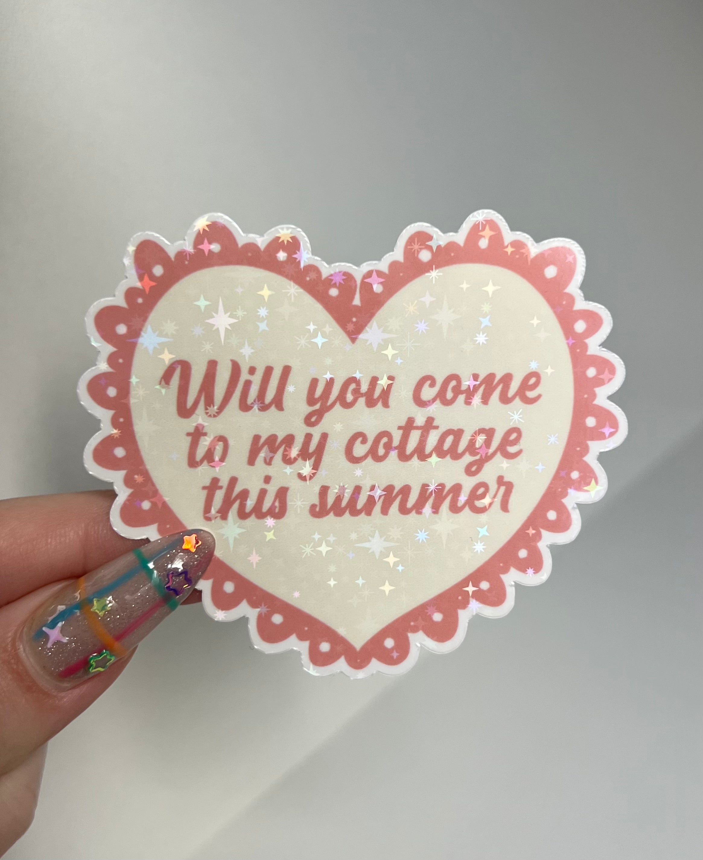 Will You Come To My Cottage? Sticker