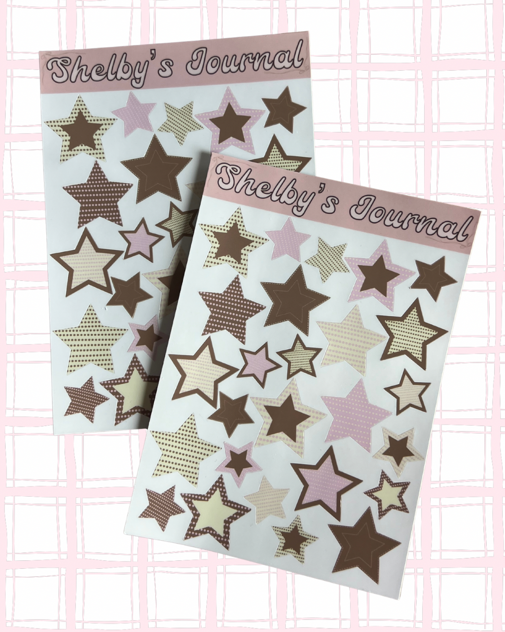Patterned Stars Sticker Sheet