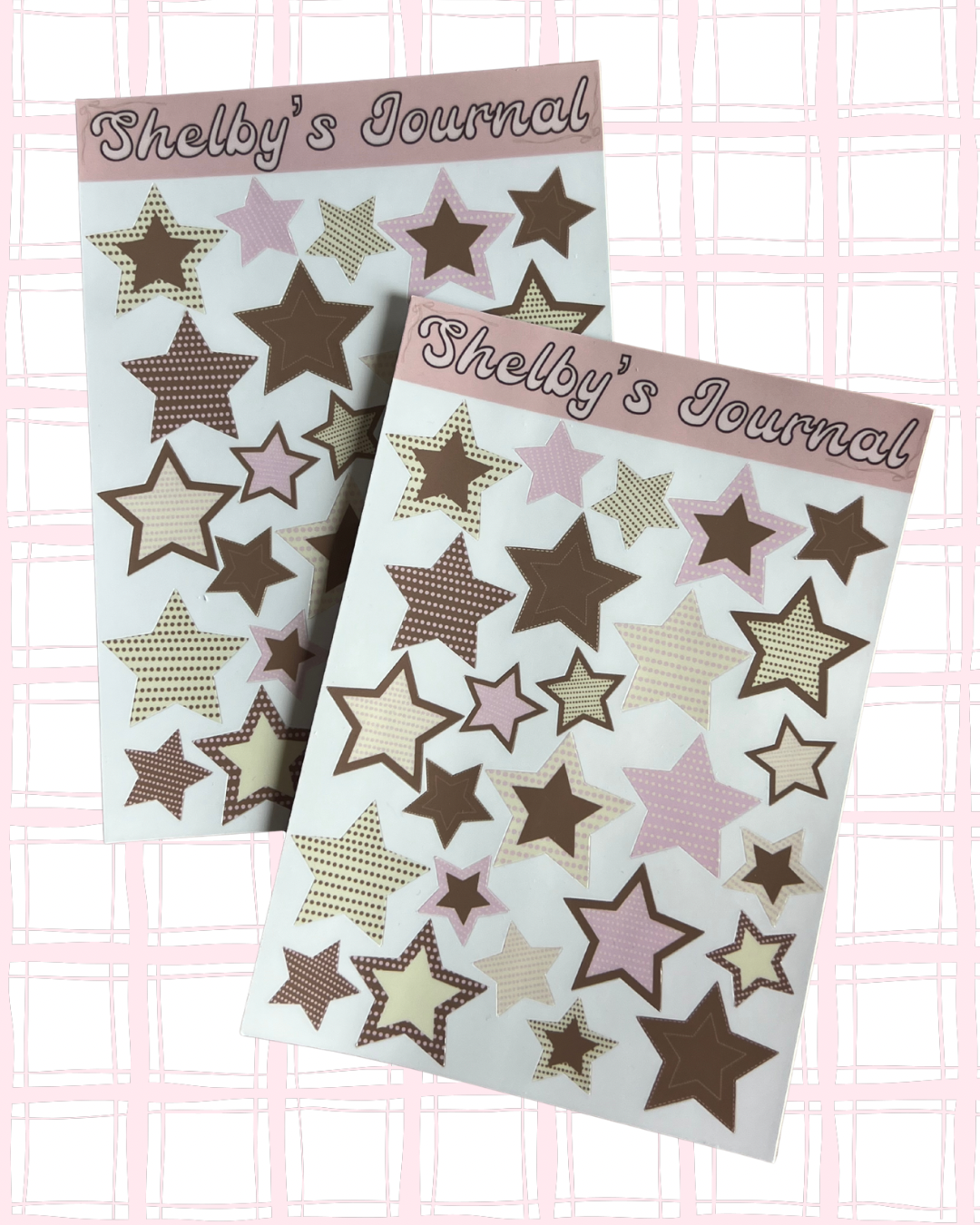 Patterned Stars Sticker Sheet