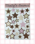 Patterned Stars Sticker Sheet