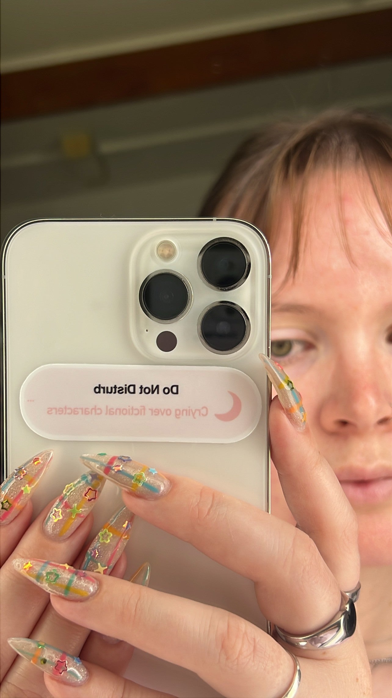 Do Not Disturb, Crying Over Fictional Characters Sticker
