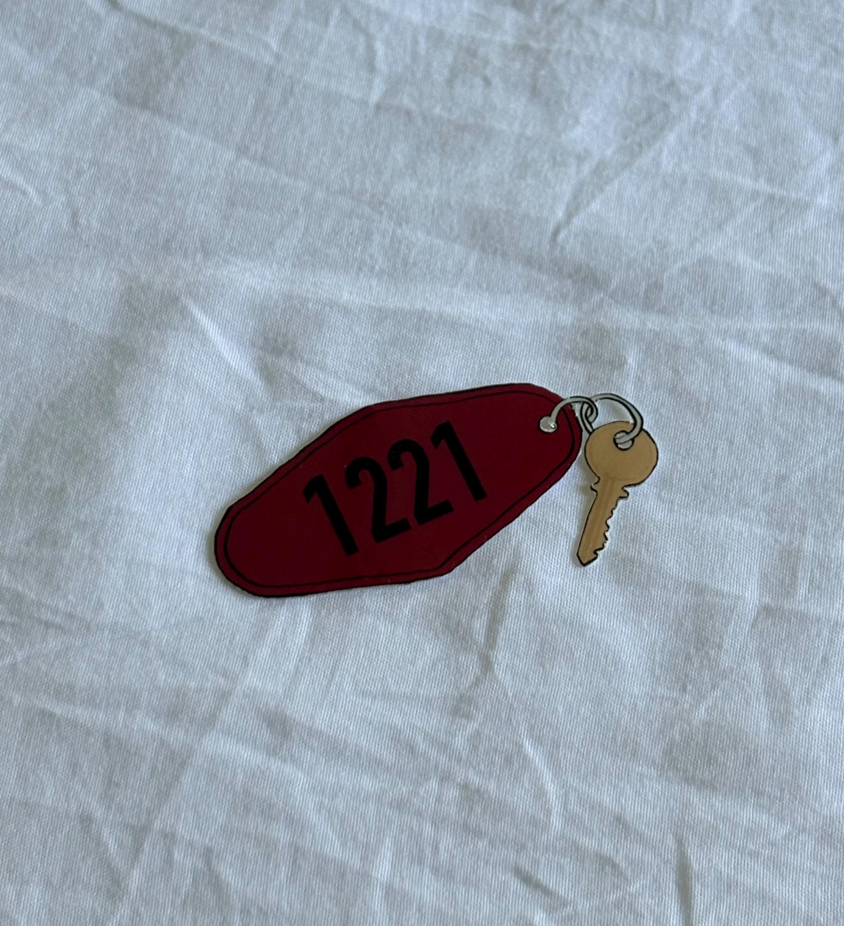 1221 Room Key Sticker