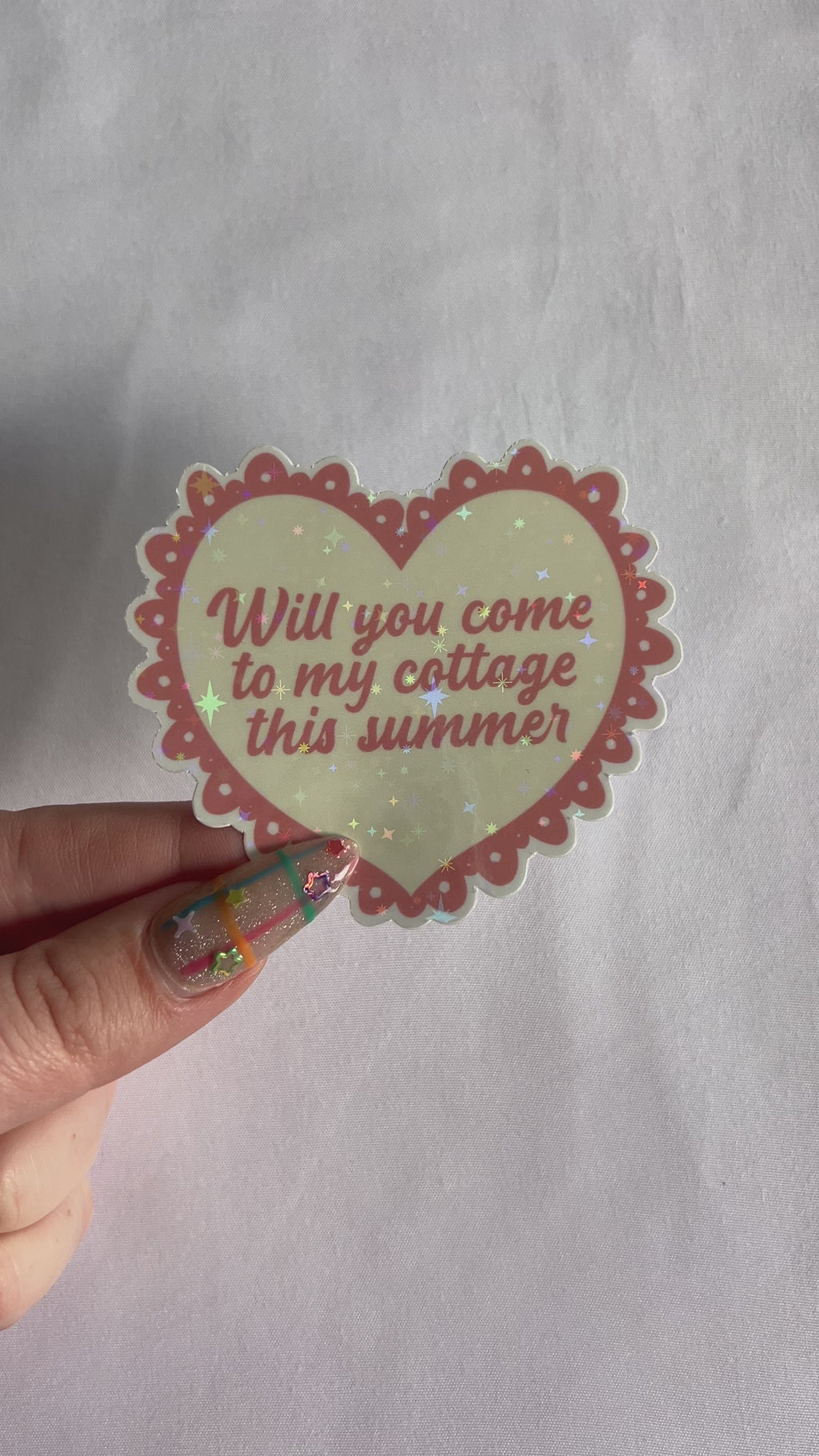 Will You Come To My Cottage? Sticker