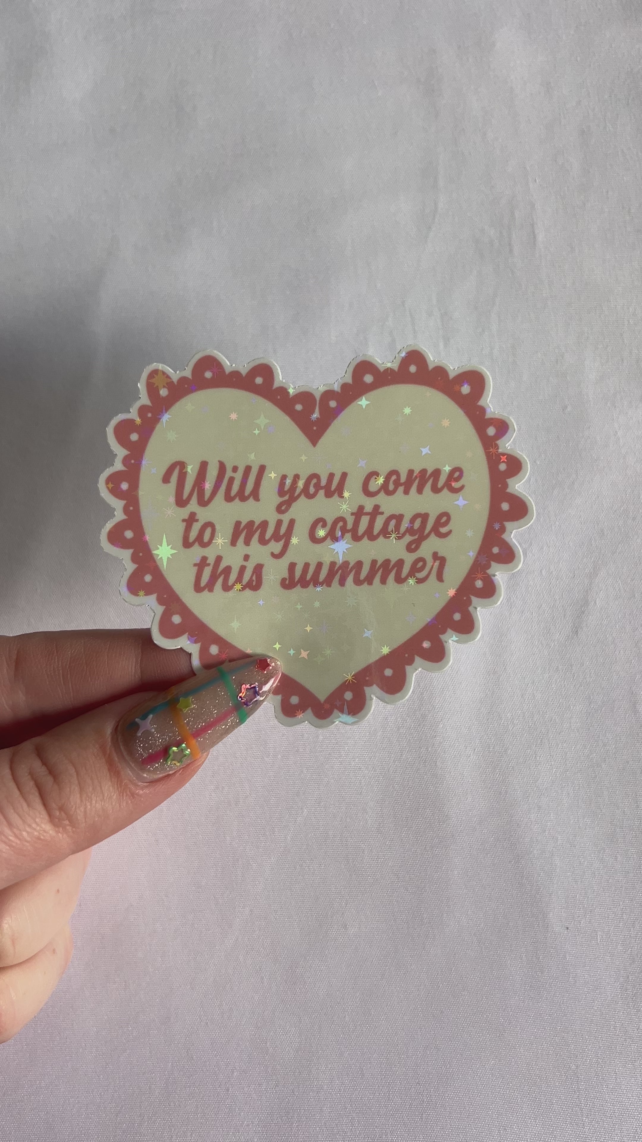 Will You Come To My Cottage? Sticker